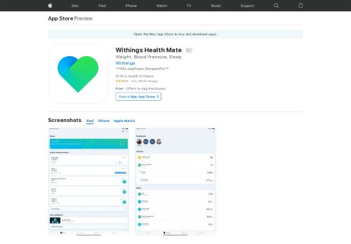 
                            9. Withings Health Mate on the App Store - iTunes - Apple