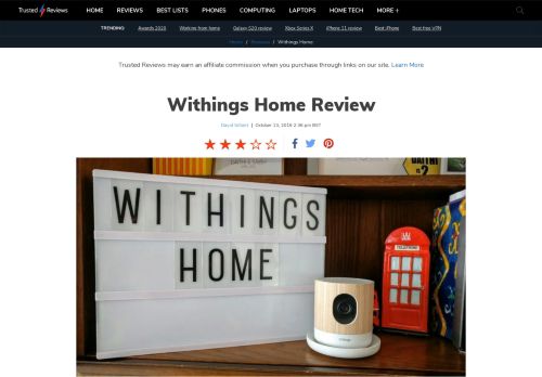 
                            13. Withings Home Review | Trusted Reviews