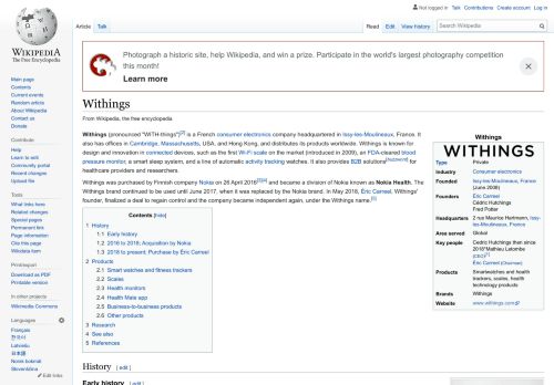 
                            13. Withings - Wikipedia