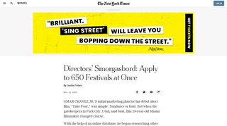 
                            12. Withoutabox.com - Film Festivals - Movies - The New York Times