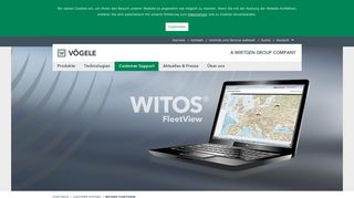 
                            1. WITOS® FleetView - JOSEPH VÖGELE AG