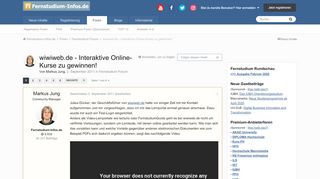 
                            10. wiwiweb.de - Interaktive Online-Kurse zu gewinnen! - Fernstudium ...