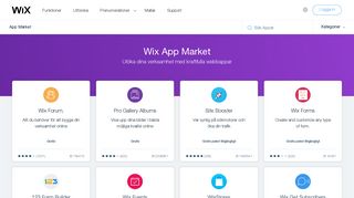 
                            7. Wix App Market | Fantastiska webbappar för hemsidan | Wix.com