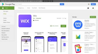 
                            7. Wix – Apps no Google Play