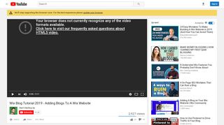 
                            12. Wix Blog Tutorial 2018 - Adding Blogs To My Wix Website - YouTube
