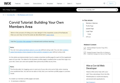 
                            10. Wix Code Tutorial: Building Your Own Members Area | Help Center ...