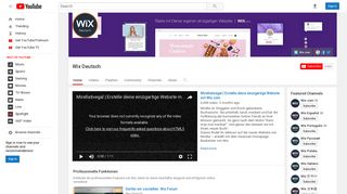 
                            6. Wix Deutsch - YouTube