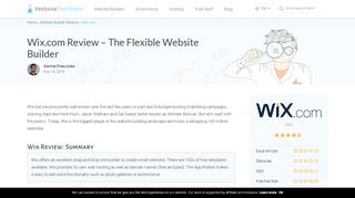 
                            4. Wix Review 2019: When (and when not) to use Wix!