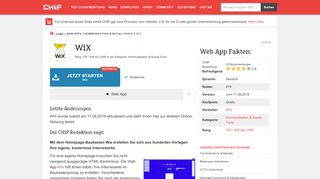 
                            6. WiX - Web-App - CHIP