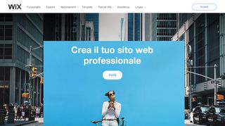 
                            1. Wix.com: Creare un sito web gratis | Fare il tuo sito internet
