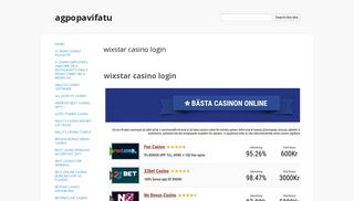 
                            9. wixstar casino login - agpopavifatu - Google Sites