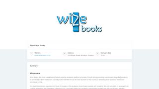 
                            6. Wize Books - OfferZen