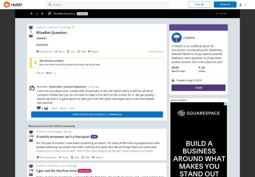 
                            10. WizeBot Question. : Twitch - Reddit
