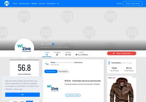 
                            2. WiZink - Portal da Queixa