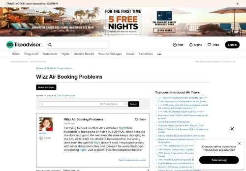 
                            4. Wizz Air Booking Problems - Air Travel Forum - TripAdvisor