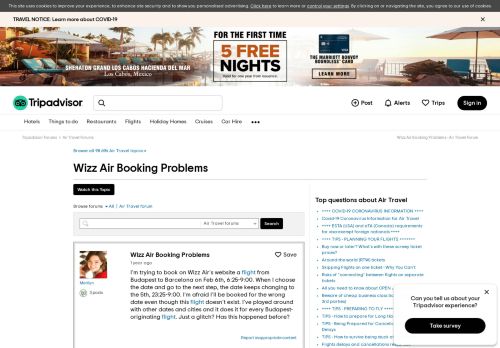 
                            9. Wizz Air Booking Problems - Air Travel Message Board - TripAdvisor