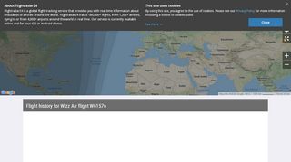 
                            10. Wizz Air flight W61576 - Flightradar24