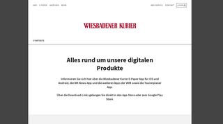 
                            4. WK Apps für iOS & Android - Wiesbadener Kurier