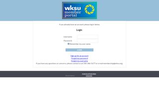 
                            13. WKSU Member Portal