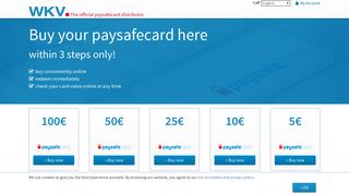 
                            7. WKV - Buy paysafecard online