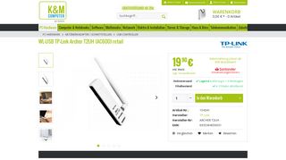 
                            12. WL-USB TP-Link Archer T2UH (AC600) retail | USB-Controller ...