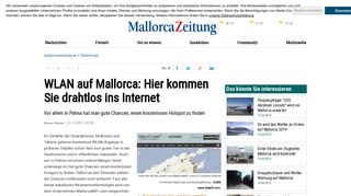 
                            5. WLAN auf Mallorca: Hier kommen Sie drahtlos ins Internet - Mallorca ...