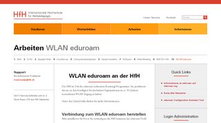 
                            4. WLAN eduroam – HfH Campus - HfH Studierendenportal