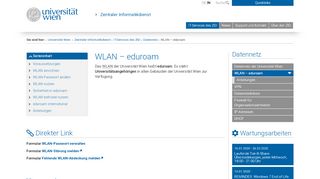 
                            9. WLAN – eduroam - Zentraler Informatikdienst - Universität Wien