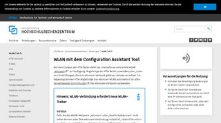 
                            1. WLAN einrichten - HTW Berlin