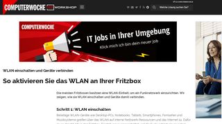 
                            11. WLAN einschalten und Geräte verbinden: So aktivieren Sie das WLAN ...