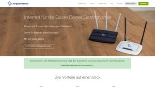 
                            6. WLAN für die Gastronomie von sorglosinternet