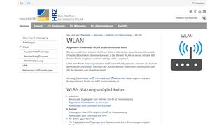 
                            11. WLAN - Hochschulrechenzentrum - Universität Bonn