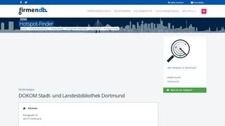 
                            13. WLAN Hotspot: DOKOM Stadt- und Landesbibliothek Dortmund in ...