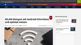 
                            8. WLAN-Hotspot mit Android: Einrichten und optimal nutzen | AndroidPIT