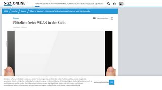 
                            5. Wlan in Neuss: 14 Hotspots für kostenloses Internet von Unitymedia