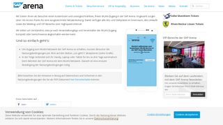 
                            7. WLAN-Internet - SAP Arena