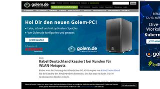 
                            6. WLAN: Kabel Deutschland kassiert bei Kunden für WLAN-Hotspots ...