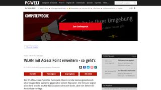 
                            4. WLAN mit Access Point erweitern - so geht's - PC-WELT