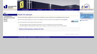 
                            3. WLAN mit eduroam - ZIMT - Universität Siegen