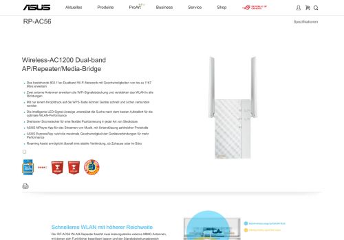 
                            8. WLAN & Netzwerk RP-AC56 | ASUS