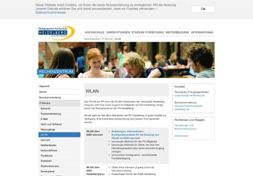 
                            11. WLAN - Pädagogische Hochschule Heidelberg