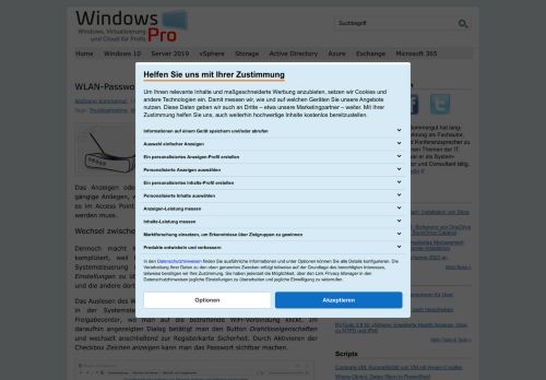 
                            6. WLAN-Passwort auslesen und ändern in Windows 10 | WindowsPro