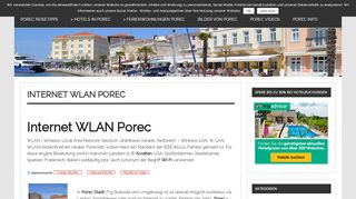
                            3. WLAN Porec - Internet in Porec Urlaub - Reisetipps