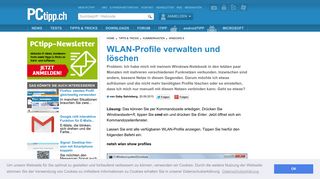 
                            9. WLAN-Profile verwalten und löschen - PCtipp.ch
