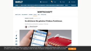 
                            6. WLAN-Router – Versteckte Funktionen der Fritzbox - WELT
