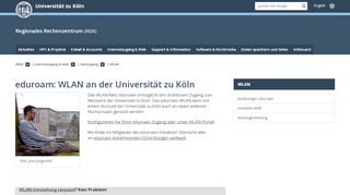 
                            10. WLAN - RRZK - Universität zu Köln