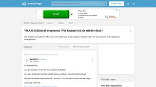 
                            9. WLAN Schlüssel vergessen. Wie komme ich da wieder dran? (Vodafone ...