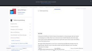 
                            6. WLAN – Sony Xperia M4 Aqua support (Deutschland)