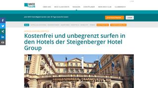 
                            7. WLAN surfen in der Steigenberger Hotel Group | MICE Club