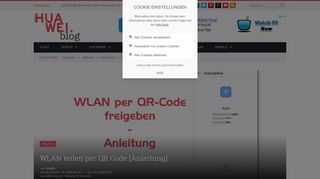 
                            11. WLAN teilen per QR Code [Anleitung] - Huawei.Blog